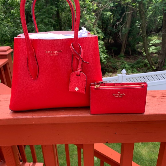 NWT KATE SPADE EVA SATCHEL AND WALLET - Picture 3 of 10